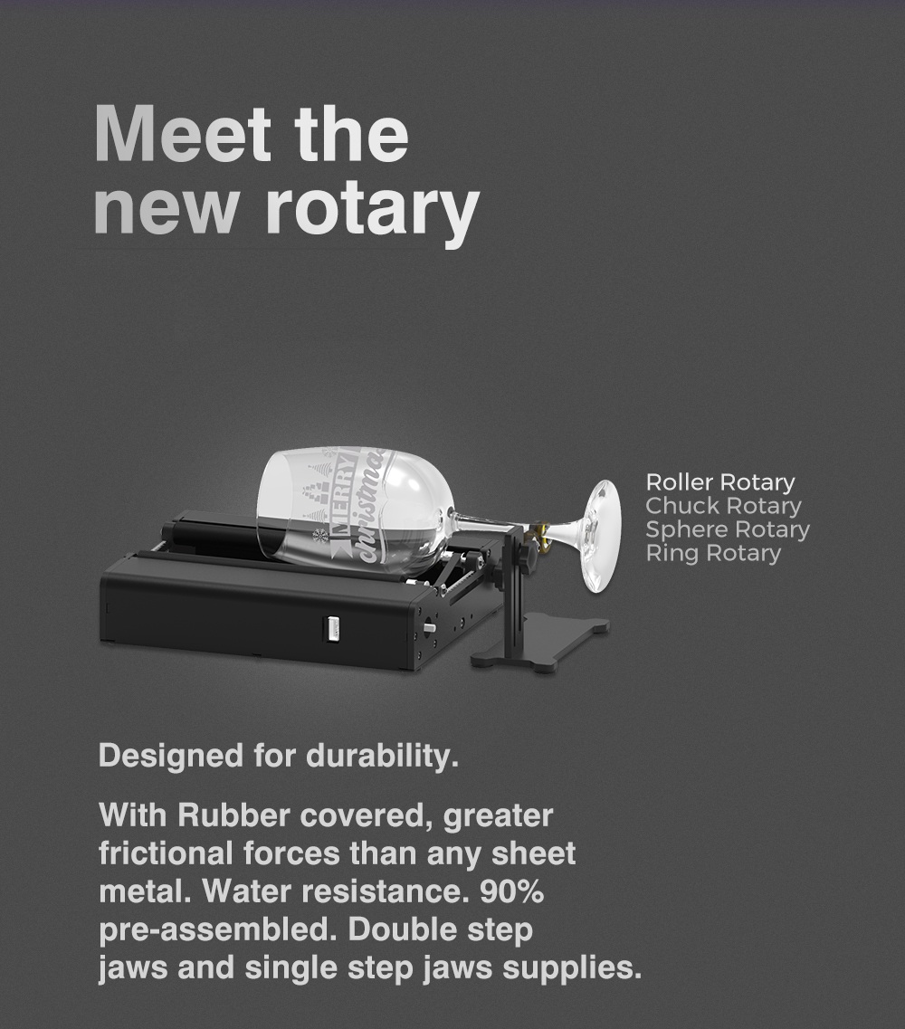 Geekcreit-Roller-Rotary-4-In-1-Chuck-Rotary-Fourth-Axis-Rotating-Module-fuumlr-Laser-Gravierer-Laser-1974020-2